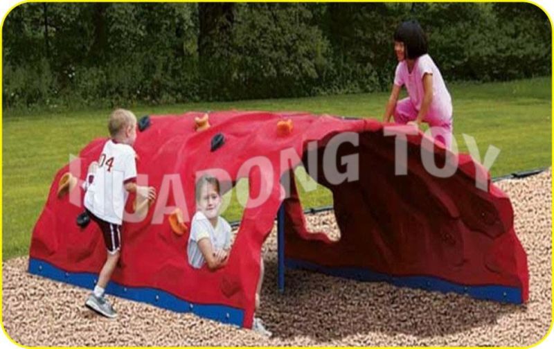Kids Unique Shape Outdoor Plastic Climbing Play Tunnel