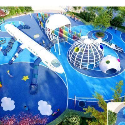 New Outdoor Kids Playground Equipment Space Series Park Climbing Yq59