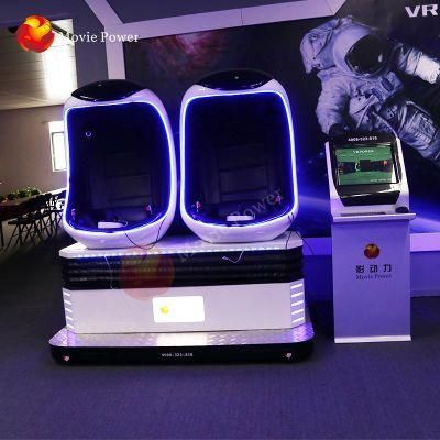 Hot Selling Vr Cinema Simulator 9d 2 Seats Egg Cinema