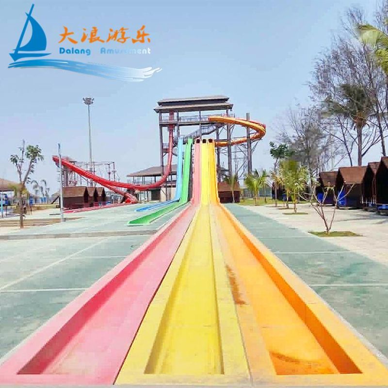 Hot Large Water Slide Outdoor Play Park Equipment with ISO 9001 Certificate