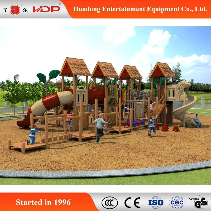 2017 Wooden Children Outdoor Funny Play Slides (HD-MZ019)