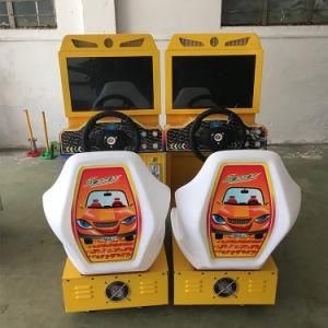 22 Inches Racing Car Simulator Attractive Coin Operated Arcade Game Machine