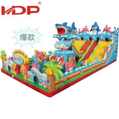 Proper Price Kindergarten Water Park Giant Inflatable Slide