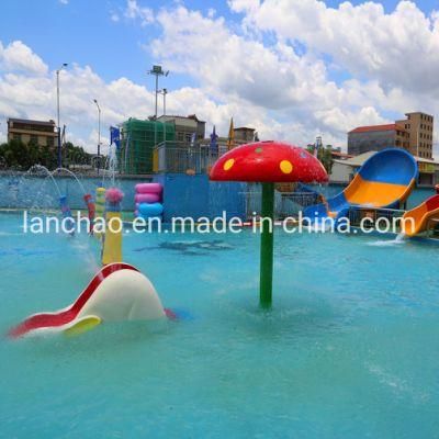 Rainning Mushroom Spray Water Amusement Park Equipment