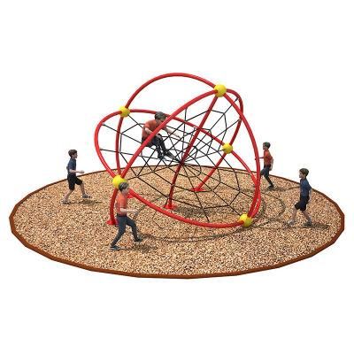 Outdoor Children Kids Drilling Hole Ftness Equipment Metal Climbing Net Frames for Schools