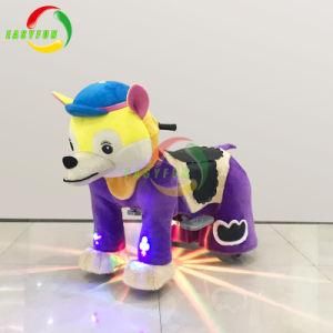 Hot Sale Stuffed Animal Ride Electric, Electric Animal Ride for Shopping Mall, Kid Riding Plush Horse Toy