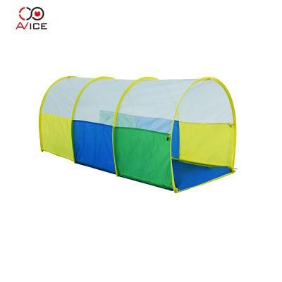 Green Color Children Tunnel Play Game Tent with Friends