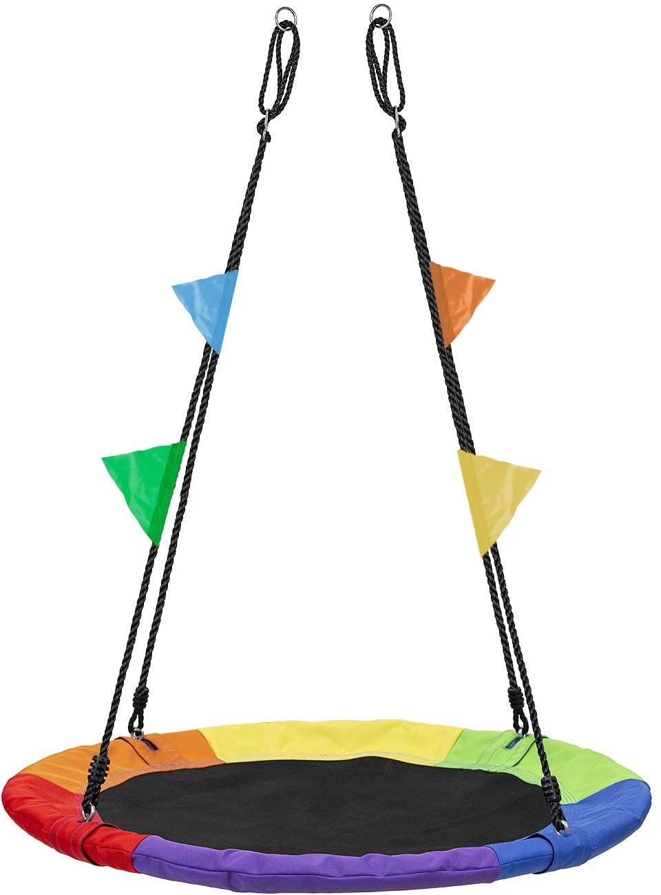 Portable Garden Europe Kids Garden Hamak Adjustable Rope Toy Swing Set