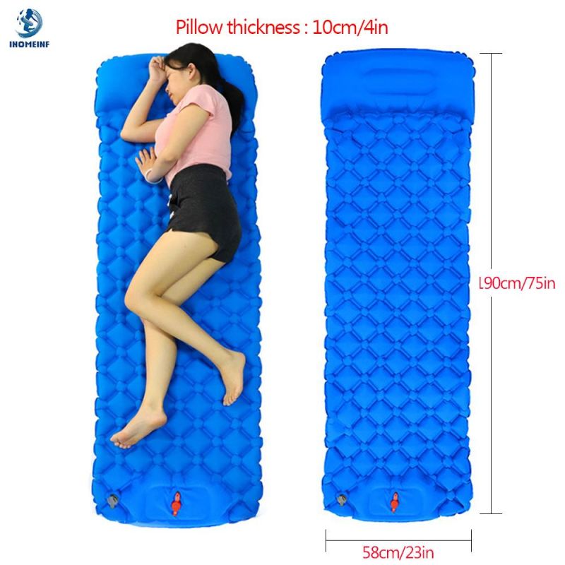 2022 Hot Selling Inflatable Camping Inflatable Mattress with Pllow PVC Large Inflatable Car Bed
