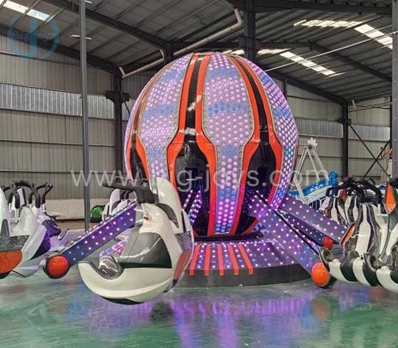 Funfair Rides Carnival Game Machine Rotating Lifting Aircraft Self-Control Plane Airplane Kiddie Ride