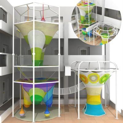 New Outdoor Park Rainbow Climbing Net Children&prime;s Indoor Playground Equipment