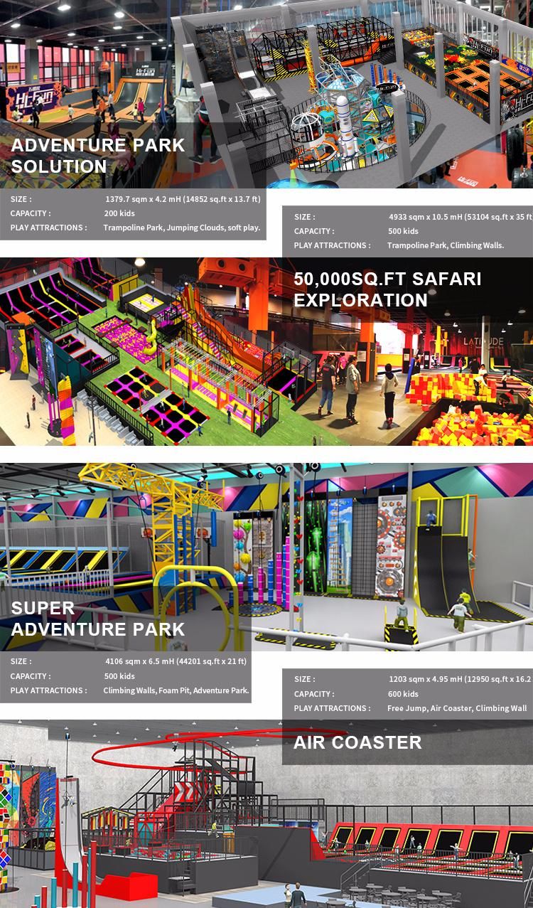 Commercial Trampoline Park Equipment for Indoor Playground