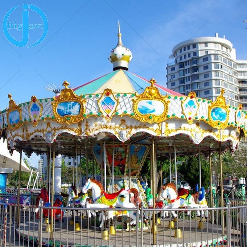 Amusement Kiddie Ride Luxury Carousel Ride for Sale