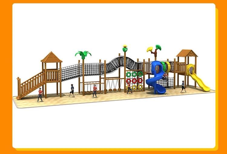Obstacle Course Jungle Gym Playground Outdoor Climbing Rope Wire Tunnel Net