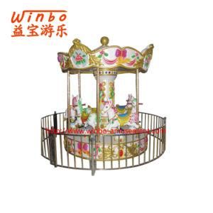 China Supplier Playground Equipment 6 Seats Children Carousel for Outdoor &amp; Indoor Playground (C28)