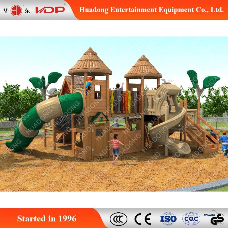 Popular Funny Children Slider Amusement Park Wooden Slide for Sale (HD-MZ024)
