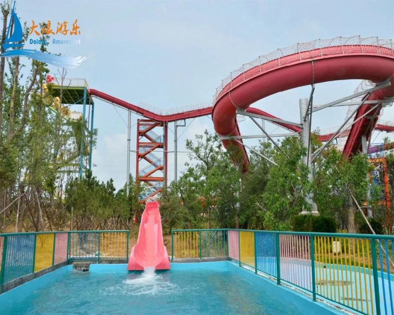 Water Roller Coaster Water Slide for 2 People