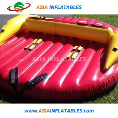 Customized Inflatable Crazy UFO Water Sofa Towable Ski Inflatable Towable Tube