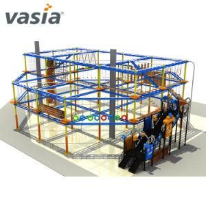 Wall Climbing, Rope Course of Adventure, Rope Course with Trampoline Set