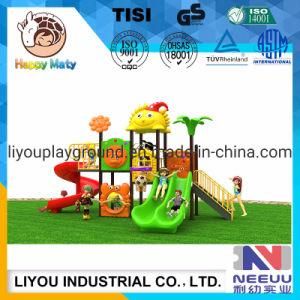 New Amusement Park Children Plastic Slide with Basketball Hoop Kids Playground Equipment