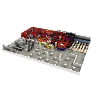 Multifunctional Big Safety Kids Funny Games Indoor Playground