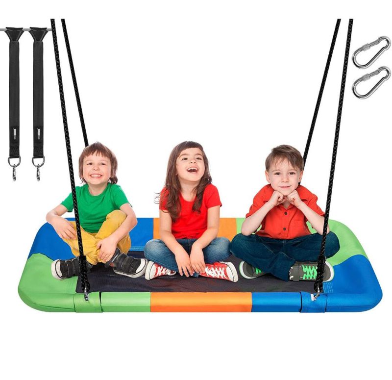 40 Inch Adjustable Rope Tree Saucer Swing for Kids