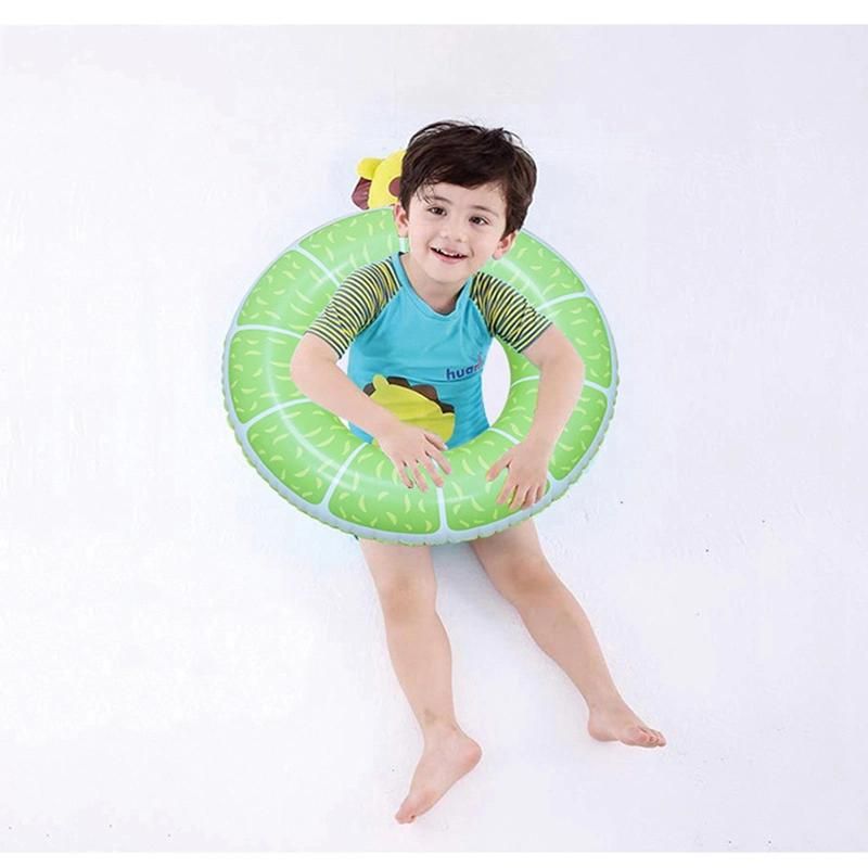 Summer Outdoor Water Play Equipment Toys Inflatable PVC Fruit Swim Ring