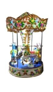 Playground Equipment 4 Seats Carousel for Amusement Park