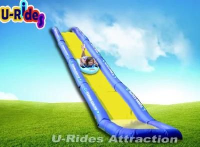 Crazy Inflatabe city slide Water Slip N Slide Water slip slide on hill