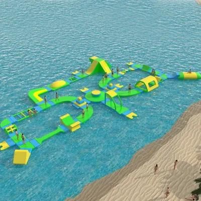 High Quality Sea Floating Aqua Park Water Slide Water Park Inflatable for Kids