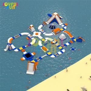 2021 Joyful Fun Factory Hot Sale 0.9mm PVC Inflatable Floating Water Park