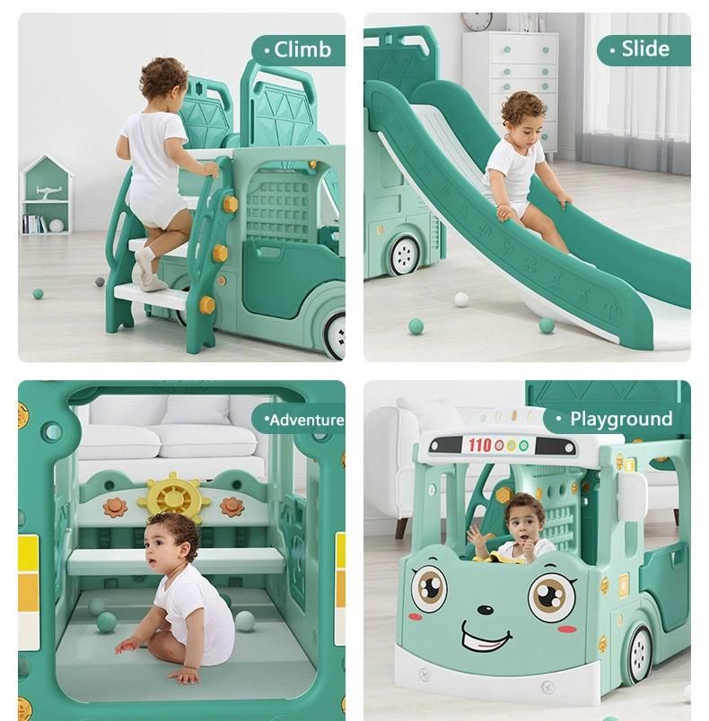 Children Small Slide Indoor Plastic Slide with Swing Plastic Toys for Sale