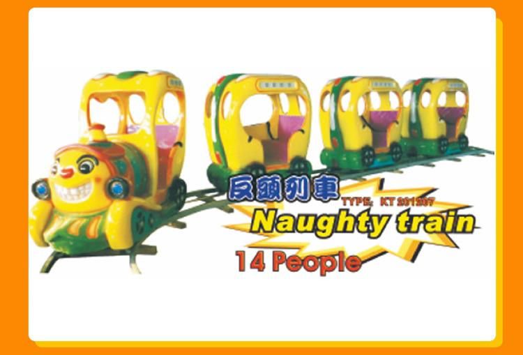 Kaile Supplier Amusement Kiddie Ride Dinosaur Style Electric Mini Track Train (KL6058)