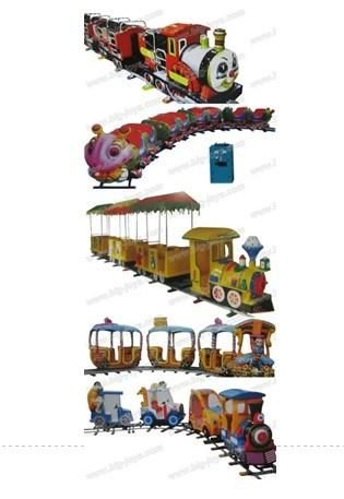 Kids Track Electric Train Amusement Park Rides for Sale