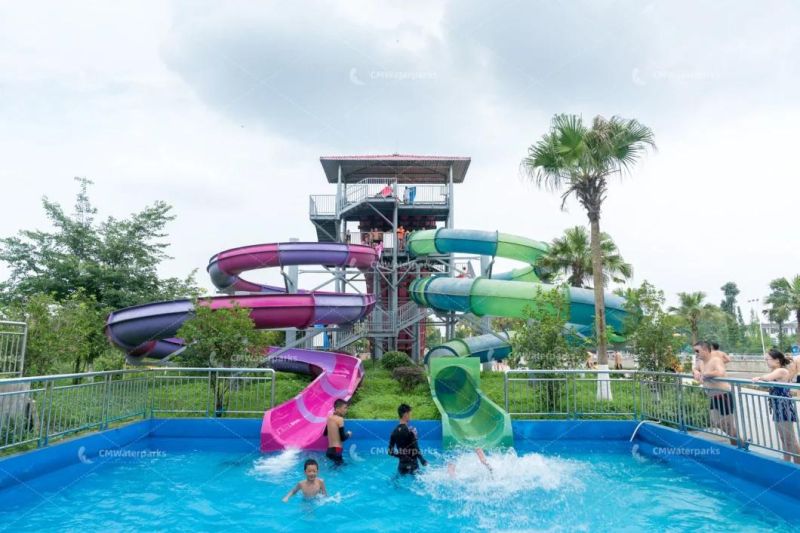 Hot Sale Fiberglass Water Slide Water Park for Outdoor