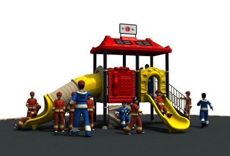 HD2014 Outdoor Fire Man Collection Kids Park Playground Slide (HD14-028C)