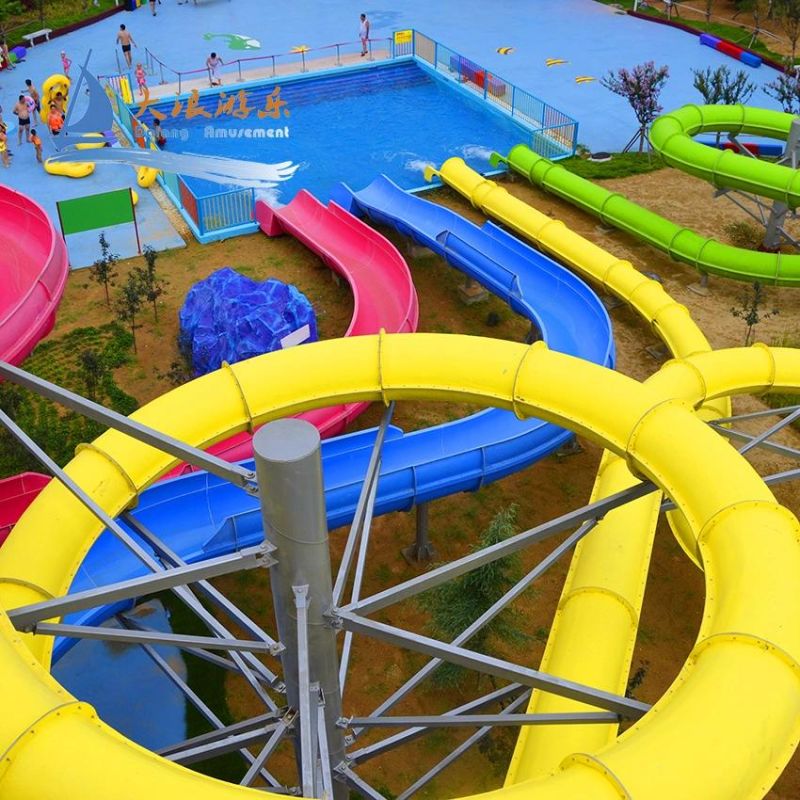 Fiber Glass Material Water Play Equipment Park