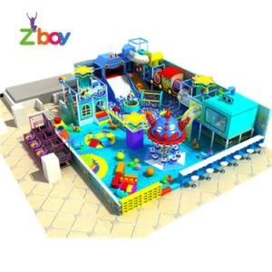 Factory Cheap Price Amusement Park Soft Play Area Equipment, New British Theme Lovely Children Game Play Indoor Playground