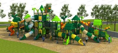 Wood Series Big Outdoor Playground Kids Slide Equipment