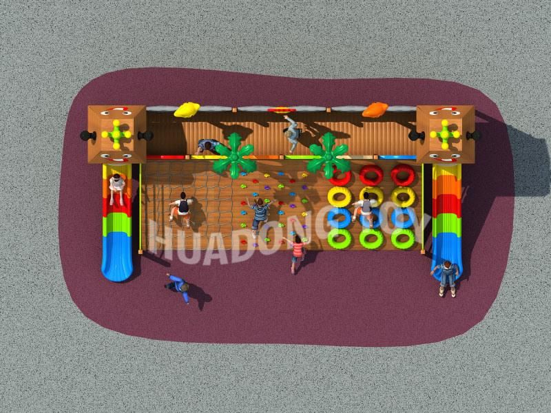 Wooden Playground Material and Outdoor Playground Type