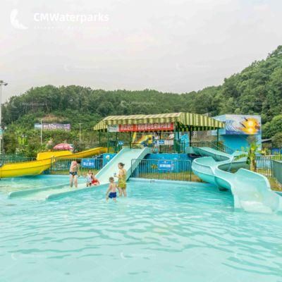 Hot Sale Water Park Equipment Fiberglass Water Slide Kids Slide for Kids Adult