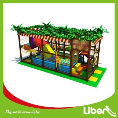 Kids Indoor Playground Small Soft Mazes with Plastic Slide
