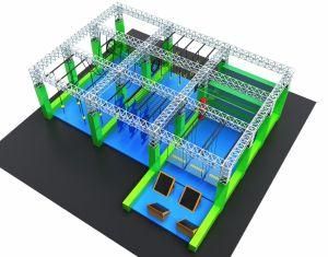 Kids Adventure Play Equipment Outdoor Gym Indoor American Playground Custom Various Kids Indoor Ninja Warrior Course for Sale