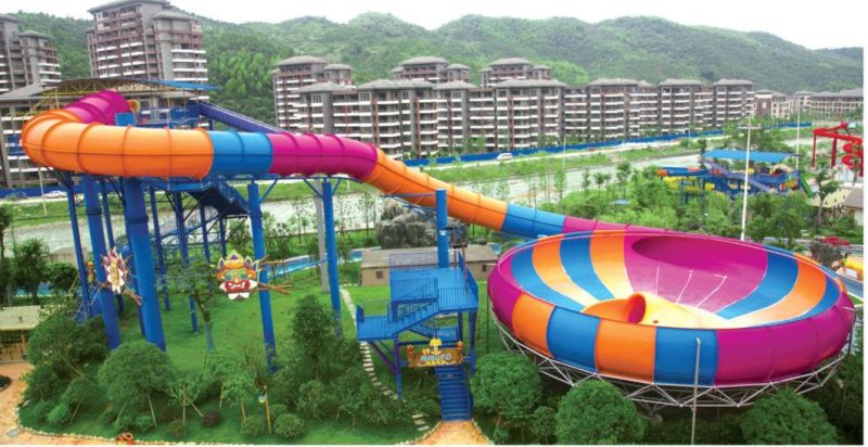 Large Outdoor Water Park Slide/Water Turntable Amusement Equipment