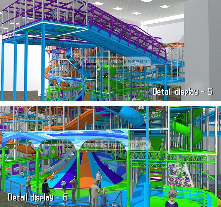 One-Stop Service 12.3m High Kids Play Fun Center in a Giant Shopping Mall by Cheer Amusement