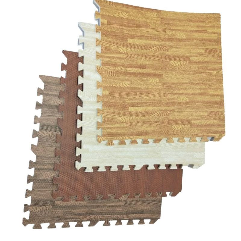 EVA Foam Interlocking Wood Puzzle Floor Mat