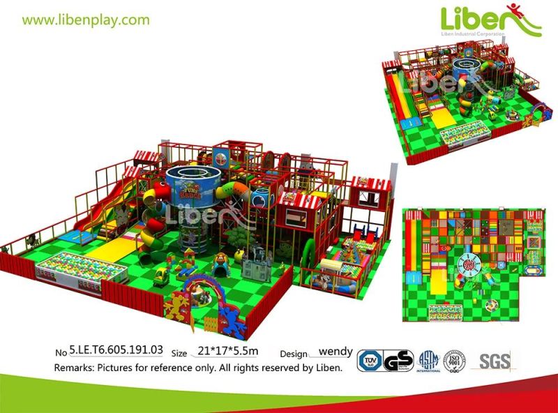 Top Supplier Amumsent Park with Big Ball Pool Indoor Trampoline Park for Sale