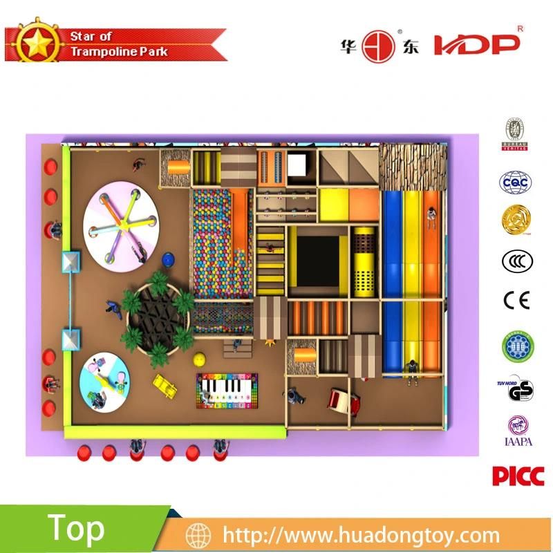 High Quality Best Price Anti-Fade Playground Equipment Indoor HD16-197A