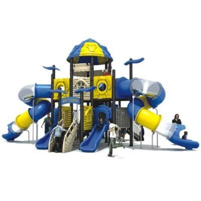 Outdoor Children&prime;s Playground Indoor Amusement Park Equipment Blue Slide 350b
