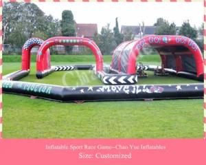 Commercial Grade Inflatable Race Track for Sport Game